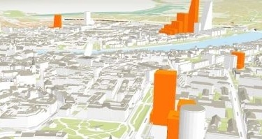 Visualisierung Basel Stadt Citymap